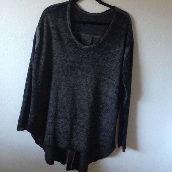 Grey free people long sleeve