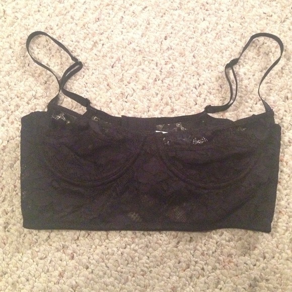 Black Forever 21 Lace Bra