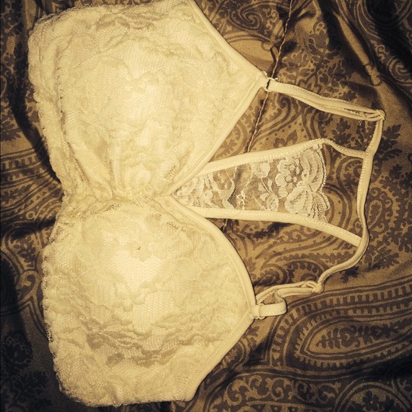 Racerback crop top padded bra