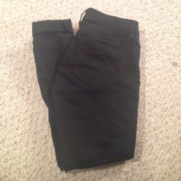 Super Skinny Black LOFT Denim Jeans