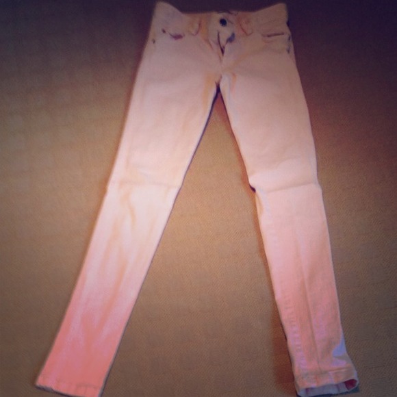 Alice+Olivia peach soft skinny pants