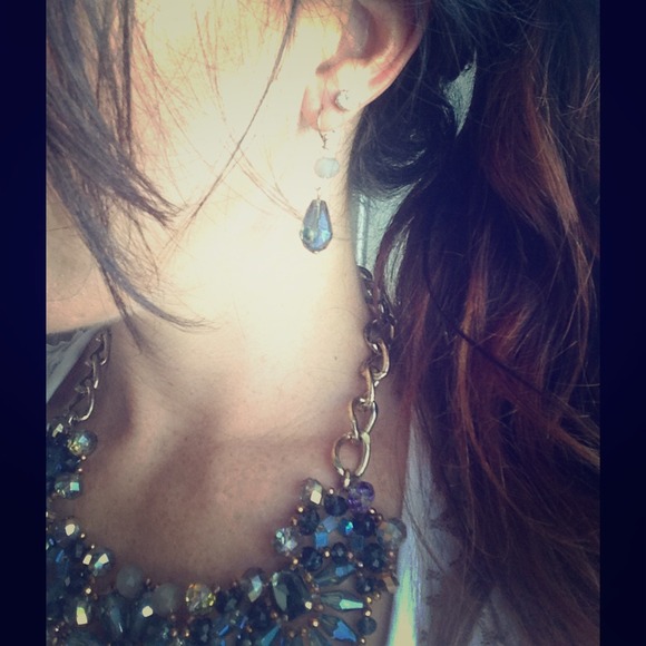 Gemstone Statement Earring