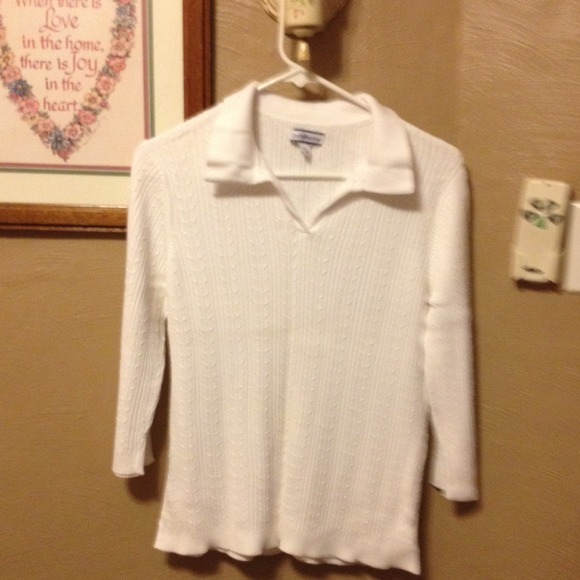 White sweater