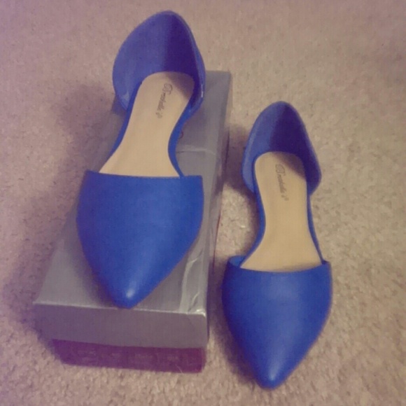 Blue D'orsay flats