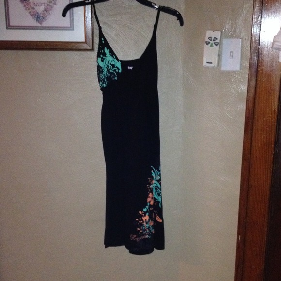 Black sun dress
