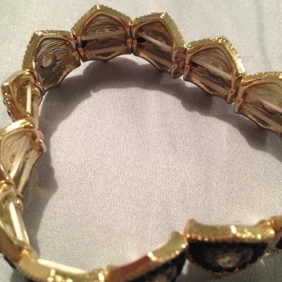 Beautiful blue and gold bracelet (lowest price) - Picture 3 of 3