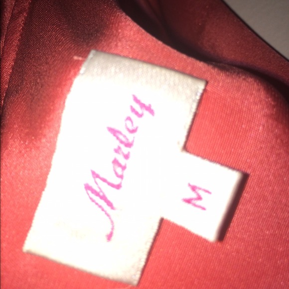 One Shoulder Ruffle Silk Mini Dress - Picture 3 of 3