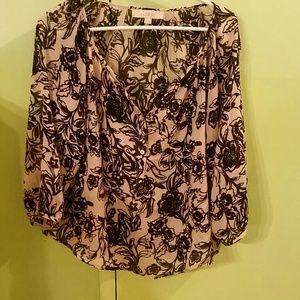 Loft black/beige blouse