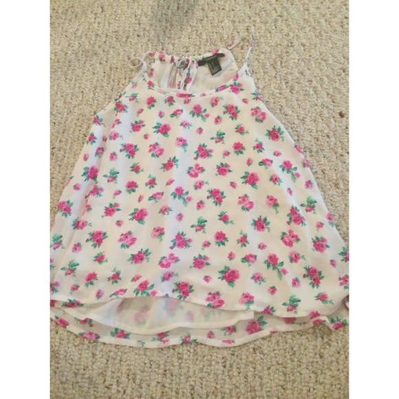 ♡ flower tank top/halter ♡
