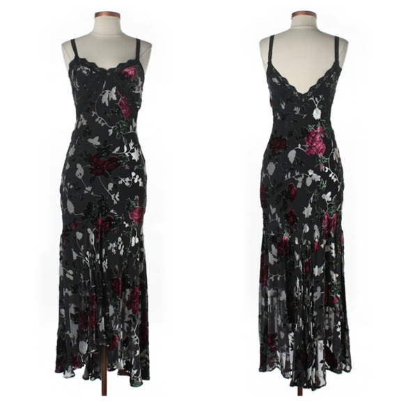 Elegant Floral Sue Wong Formal Dress - Size 2