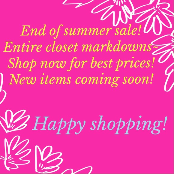 End of summer sale!