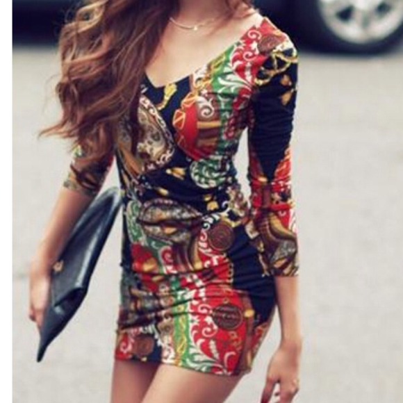 Pencil Floral Dress