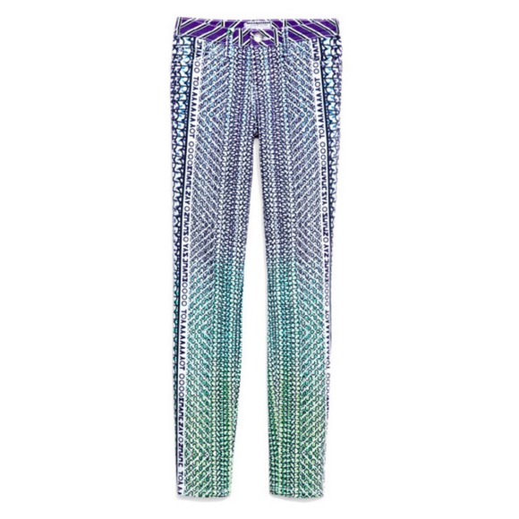 Mary Katrantzou x Current/Elliott Skinny Jeans