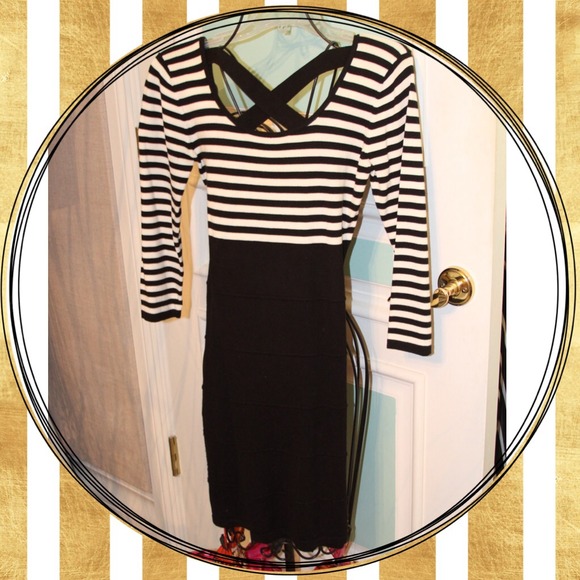 Forever 21 Striped Bodycon Dress - Picture 1 of 3