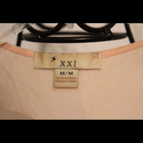 Forever 21 Peach Tank with Bedazzled Necklace - Picture 3 of 3