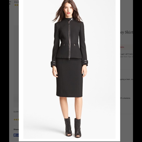 *HOST PICK*Burberry jersey jacket with patent trim - Picture 3 of 3