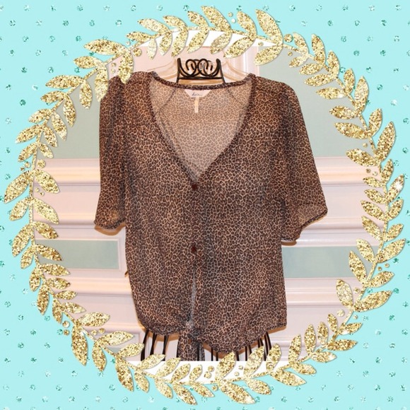 Pacsun Cheetah Print Top