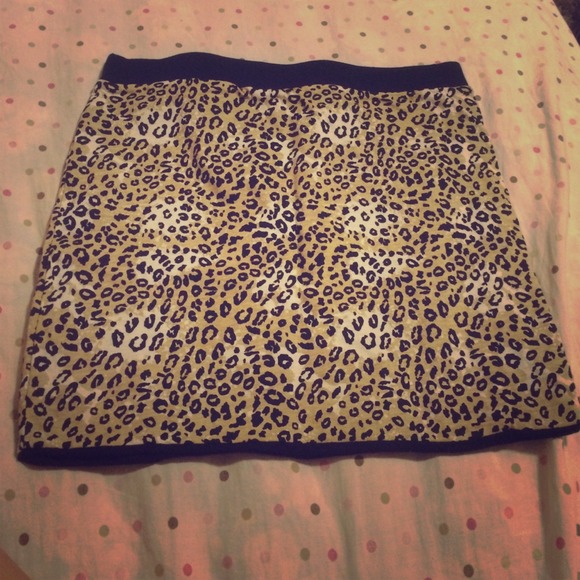 Leopard Print Skirt