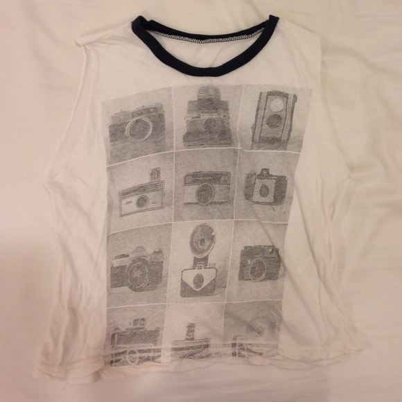 brandy melville graphic muscle tank