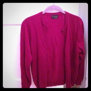 Maroon cardigan