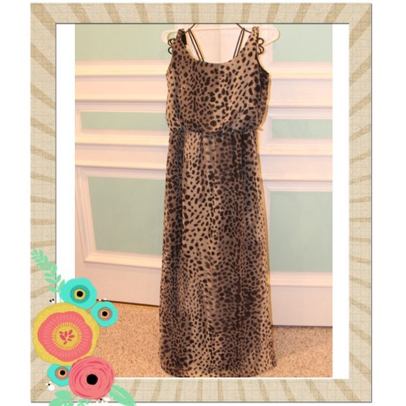 Cheetah Maxi Dress - Picture 1 of 3