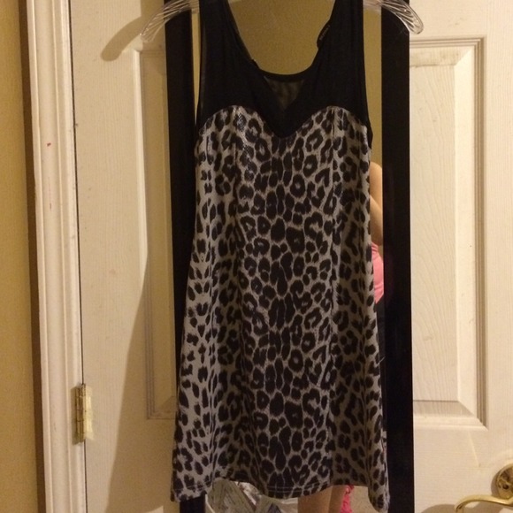 Animal print dress