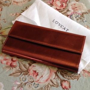 Authentic Lovcat checkbook size wallet
