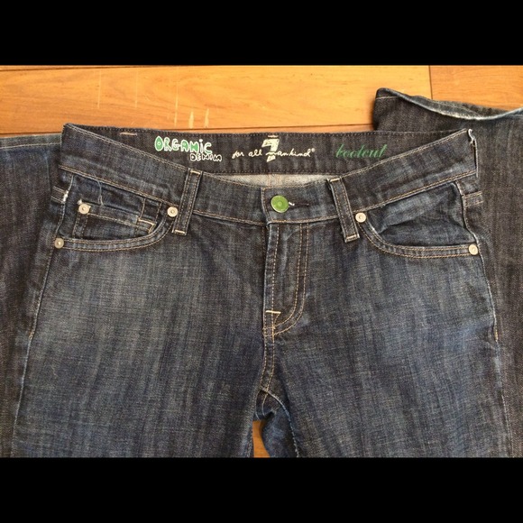7 For All Mankind Organic Denim Jeans 25 - Picture 4 of 4