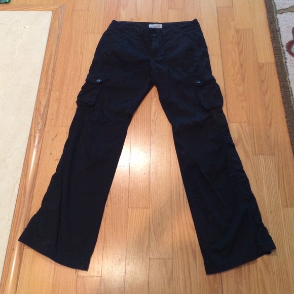 Black cargo pants