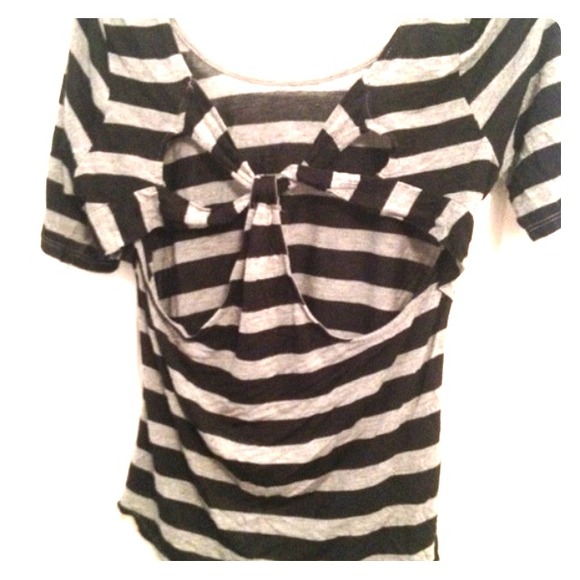 Eye candy open butterfly back top