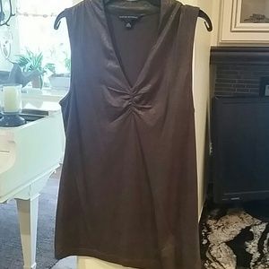 Banana Republic shimmering brown shirt