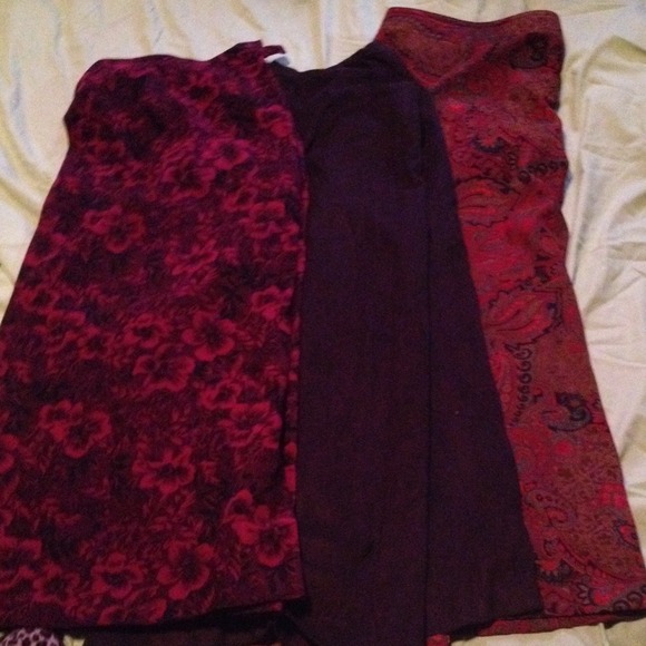 Skirt bundle and wedge shoes