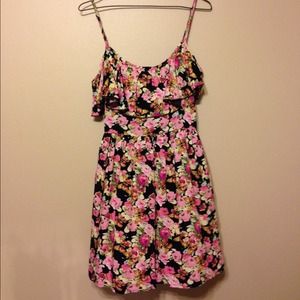 Floral off the shoulder dress