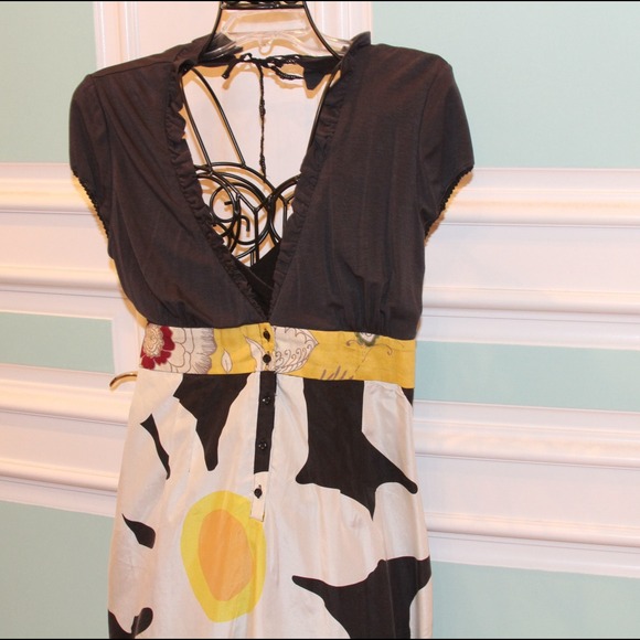 Free People Navy Blue Sundress👗 - Picture 2 of 4