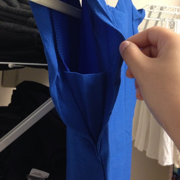 SOLD: Royal Blue Top - Picture 3 of 4