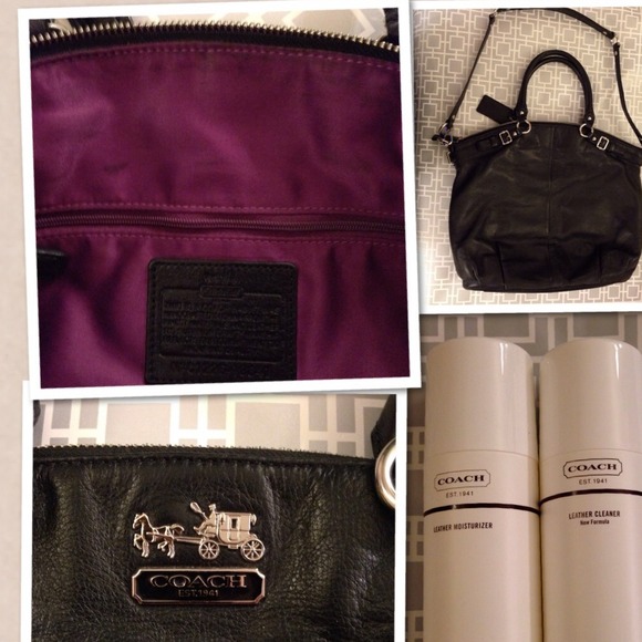 =SOLD= Coach Madison Leather Lindsey Satchel - Picture 3 of 4