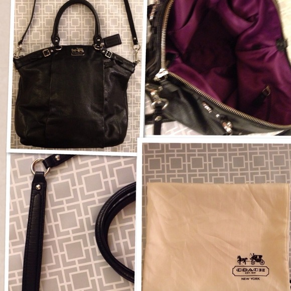 =SOLD= Coach Madison Leather Lindsey Satchel - Picture 4 of 4