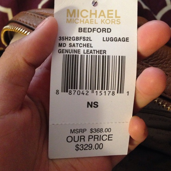 authentic michael kors tag