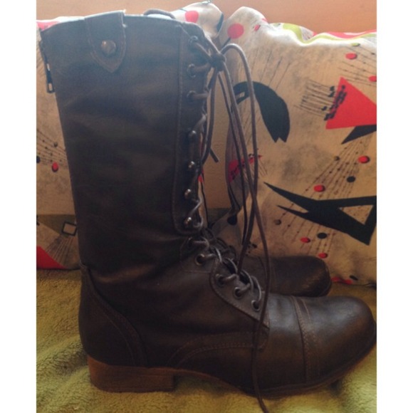 steve madden combat boots