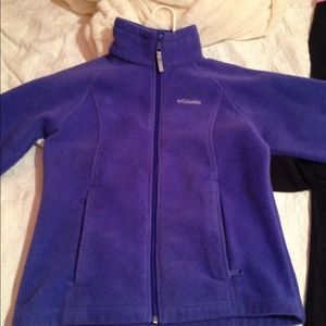 Periwinkle Columbia fleece jacket