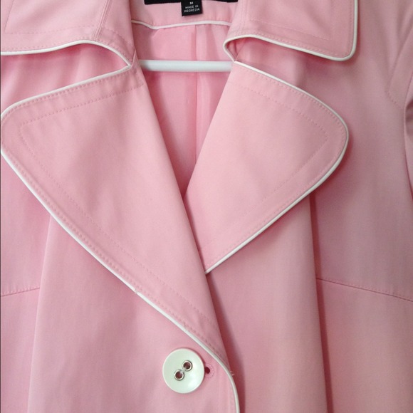 Retro light pink and white jacket - Picture 2 of 4