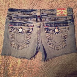 True Religion Cut-off Shorts- priced to sell!
