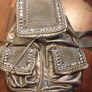 SALE⭐️ MMS leather/suede backpack purse.