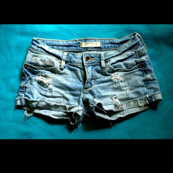 Denim shorts