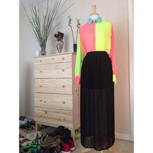 Forever 21 Sheet Slit skirt