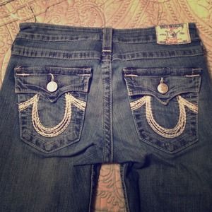 True Religion Jeans Hi Rise Boot size 28