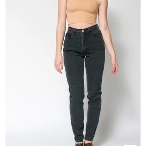 American Apparel stone wash black jeans