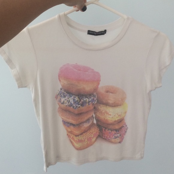 Brandy melville donut crop top