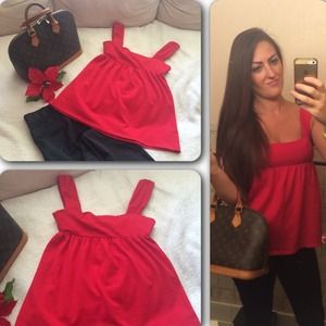 💕VICTORIA'S SECRET red bra top💕