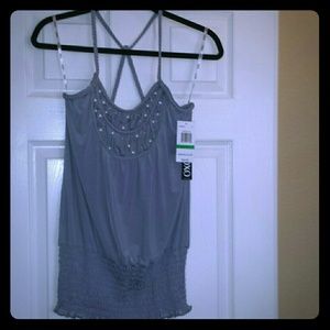 ***SOLD*** Gray Pearl Blouse